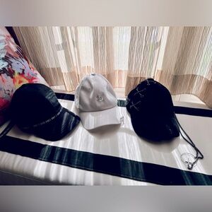 3 baseball caps, made in Korean